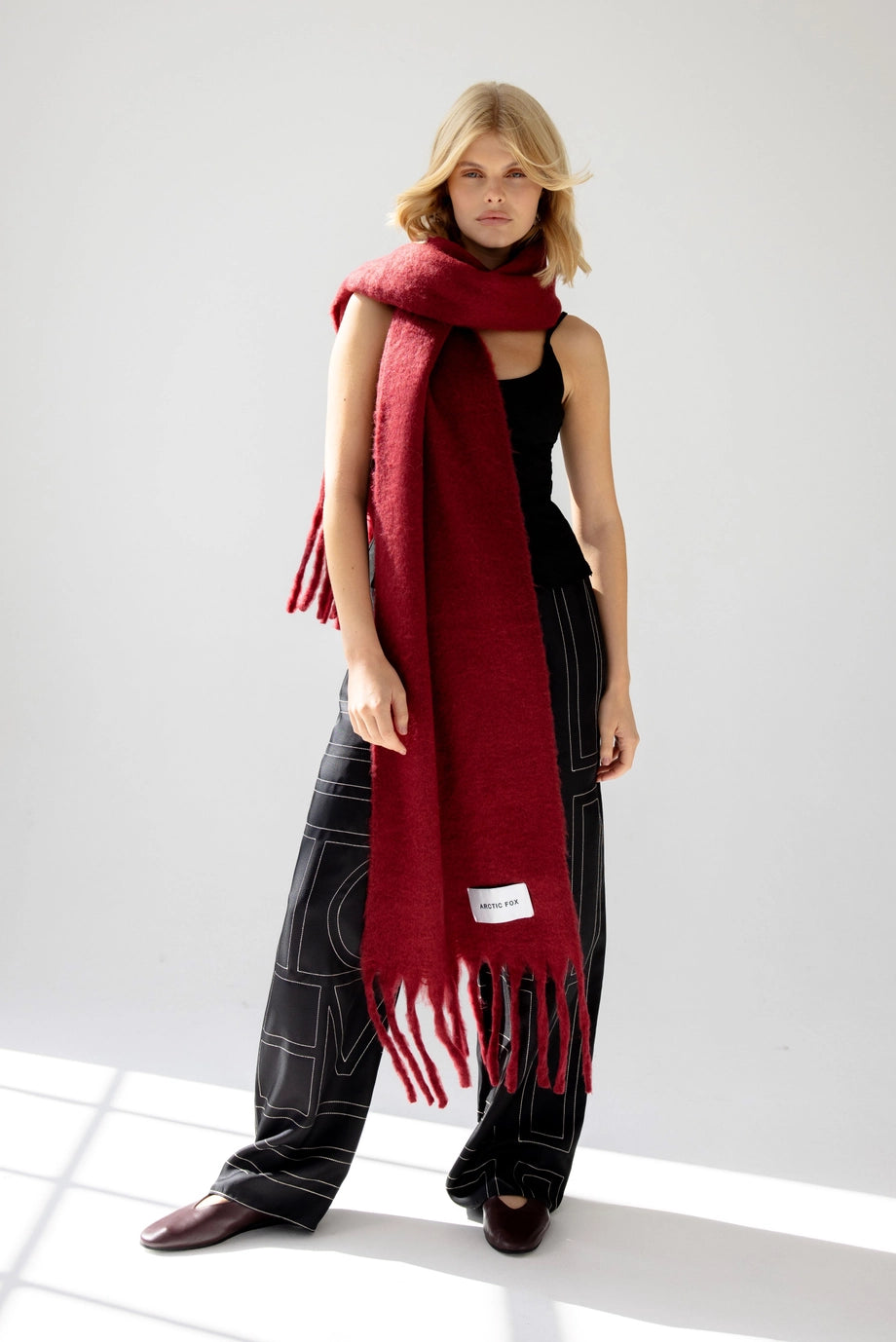 The Reykjavik Scarf - Burgundy