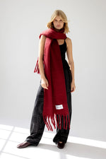 Load image into Gallery viewer, The Reykjavik Scarf - Burgundy
