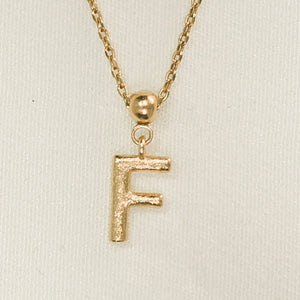 Letter Charm Necklace