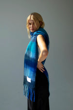 Load image into Gallery viewer, The Reykjavik Scarf - Blue Check
