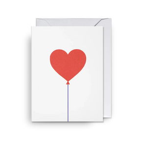 Heart Balloon Mini Card