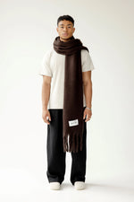 Load image into Gallery viewer, The Reykjavik Scarf - gorund coffee
