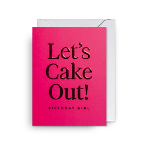 Let's Cake Out Mini Card