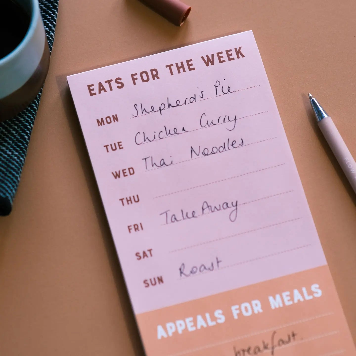 Eats For The Week Meal Planner