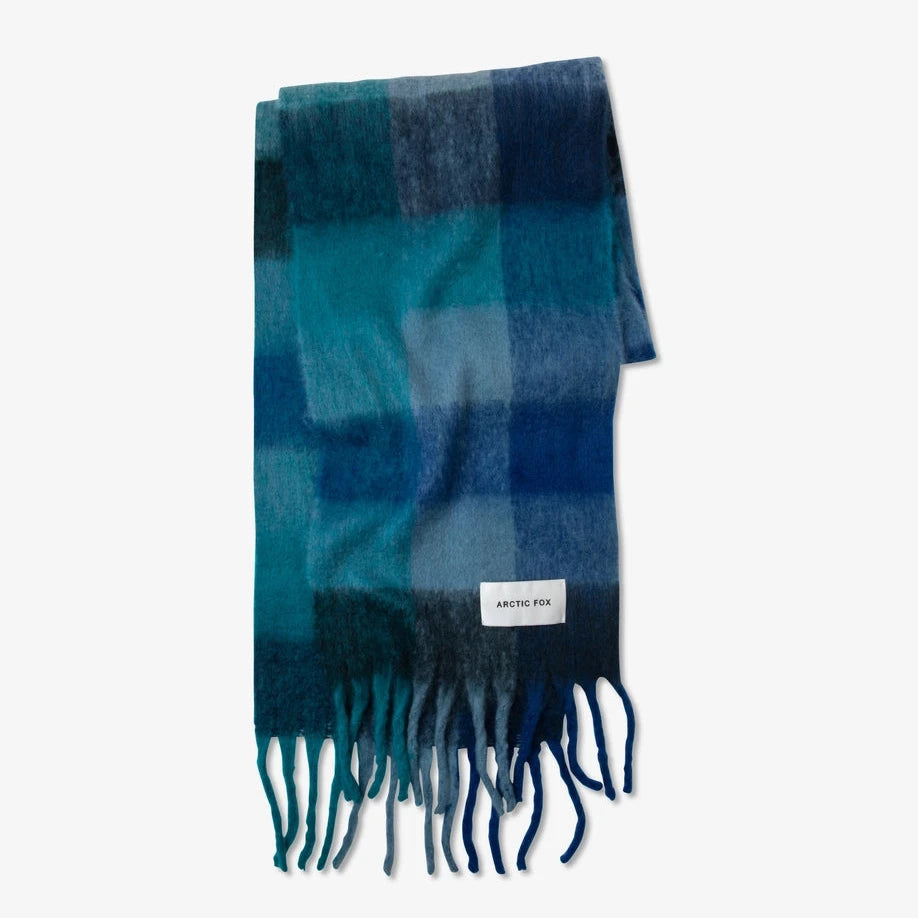 The Reykjavik Scarf - Blue Check