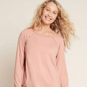 Goodnight Long Sleeve Top - dusty pink