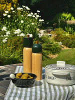 Load image into Gallery viewer, Salt &amp; Pepper Grinder - green &amp; gold
