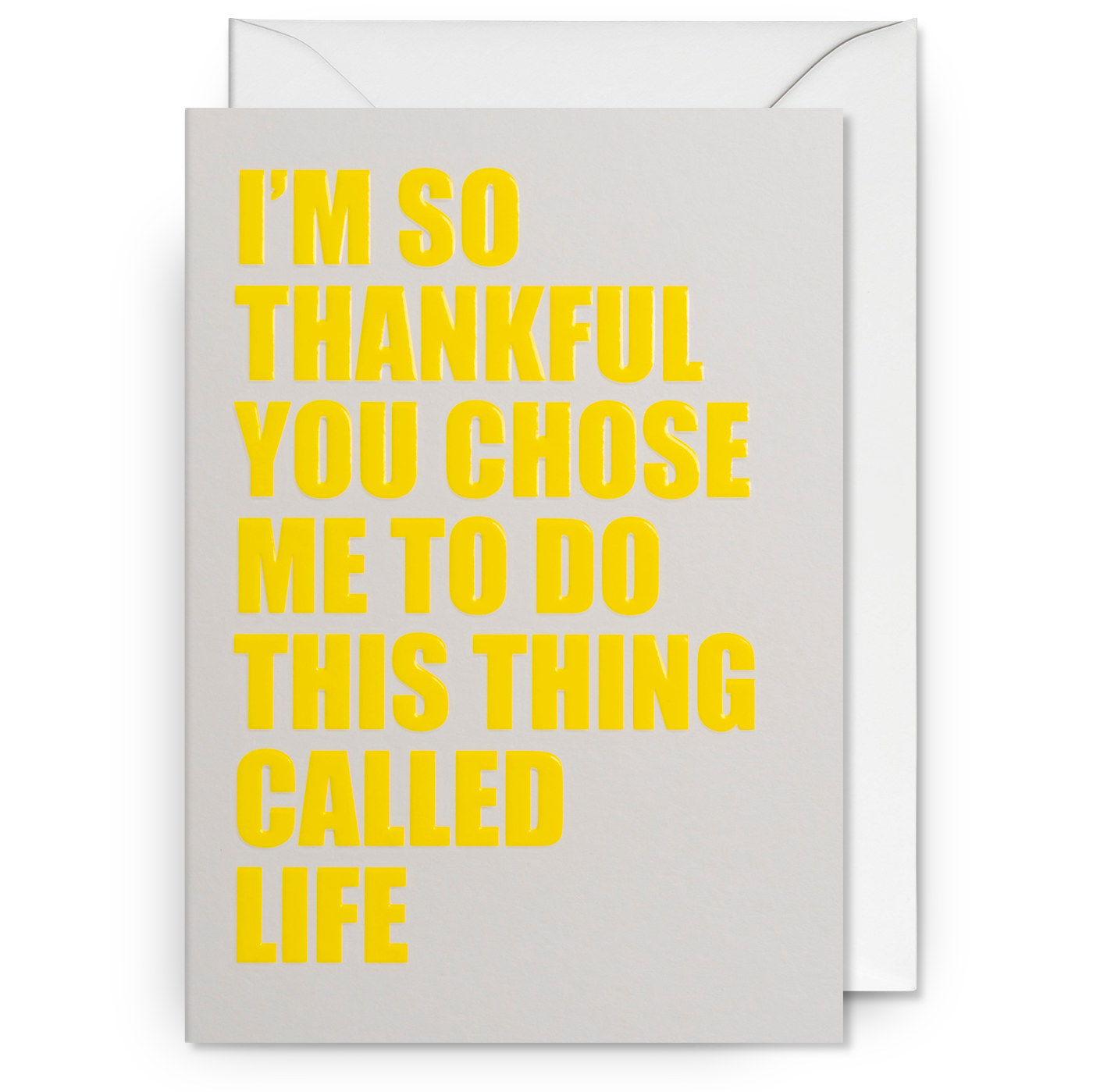 I'm So Thankful You Chose Me Greeting Card