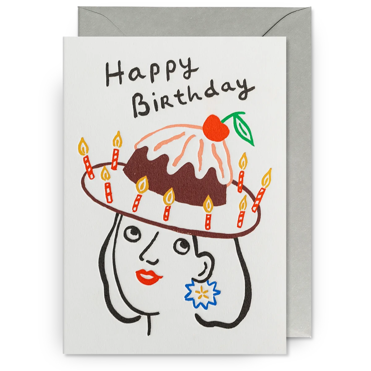 Cake Hat Birthday Card