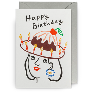 Cake Hat Birthday Card