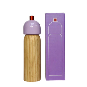 Salt & Pepper Grinder - lilac & red