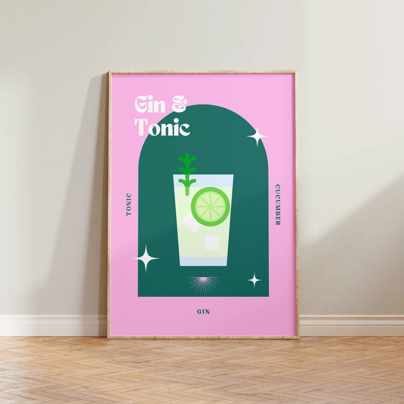 Retro Gin & Tonic Print