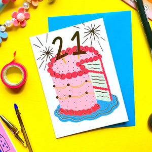 21st Birthday Card