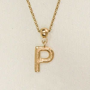 Letter Charm Necklace