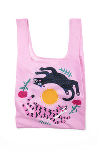 Leaping Cat Reusable Bag - medium