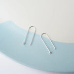 Load image into Gallery viewer, Arc Earrings - silver
