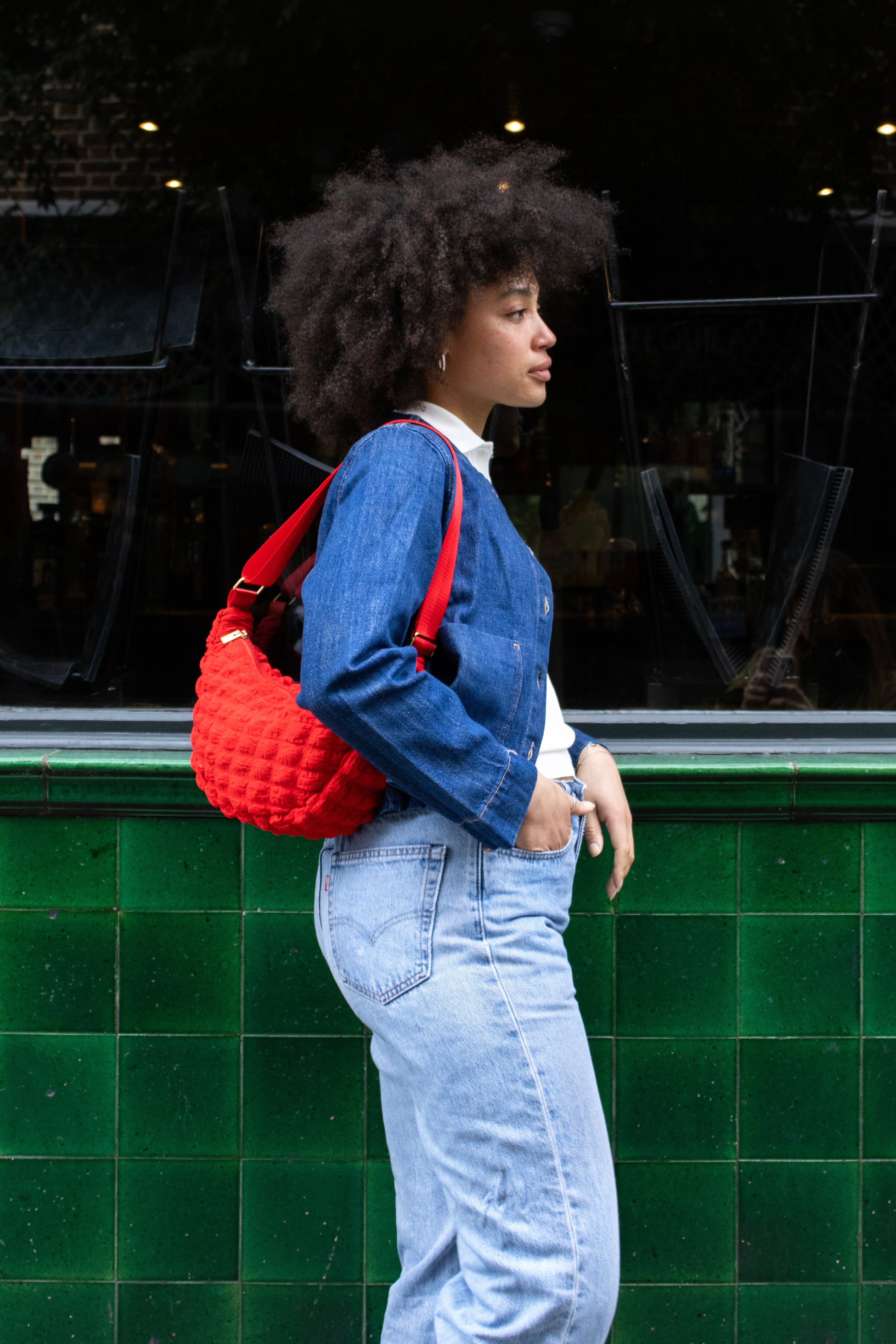 The Cross Body Bag - red