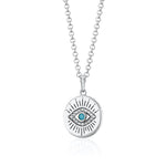 Load image into Gallery viewer, Evil Eye Charm Pendant Necklace
