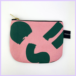 Load image into Gallery viewer, Love Green + Pink Pouch
