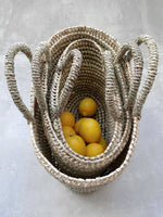 Load image into Gallery viewer, Oval Open Weave Basket - small / medium / large
