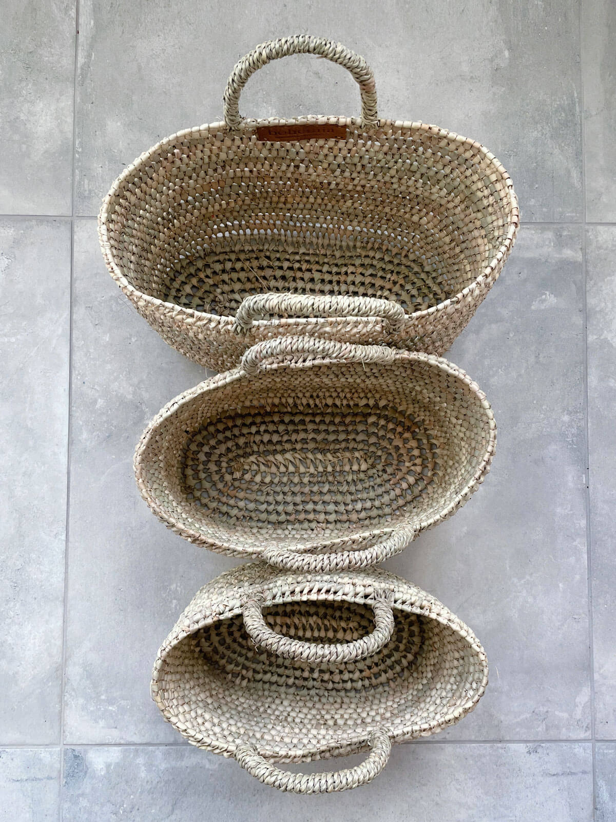 Oval Open Weave Basket - small / medium / large