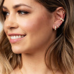 Load image into Gallery viewer, Pearl Huggie Earrings - silver
