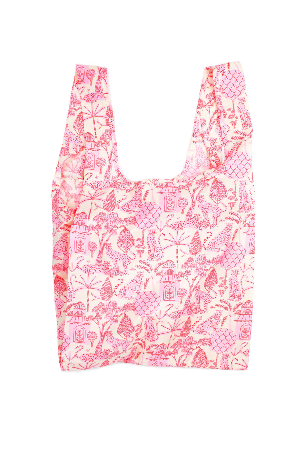 Pink Cheetah Reusable Bag - medium