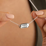 Load image into Gallery viewer, Love is all around Necklace - silver / gold
