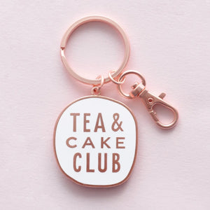 Tea & Cake Club Keyring