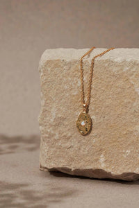 Eros Opal Sunburst Necklace