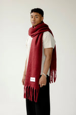 Load image into Gallery viewer, The Reykjavik Scarf - Burgundy
