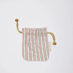 Load image into Gallery viewer, Stripe Reusable Drawstring Fabric Gift Bag - small / medium / large
