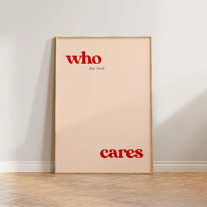 Who Cares Print