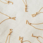 Load image into Gallery viewer, Letter Charm Necklace
