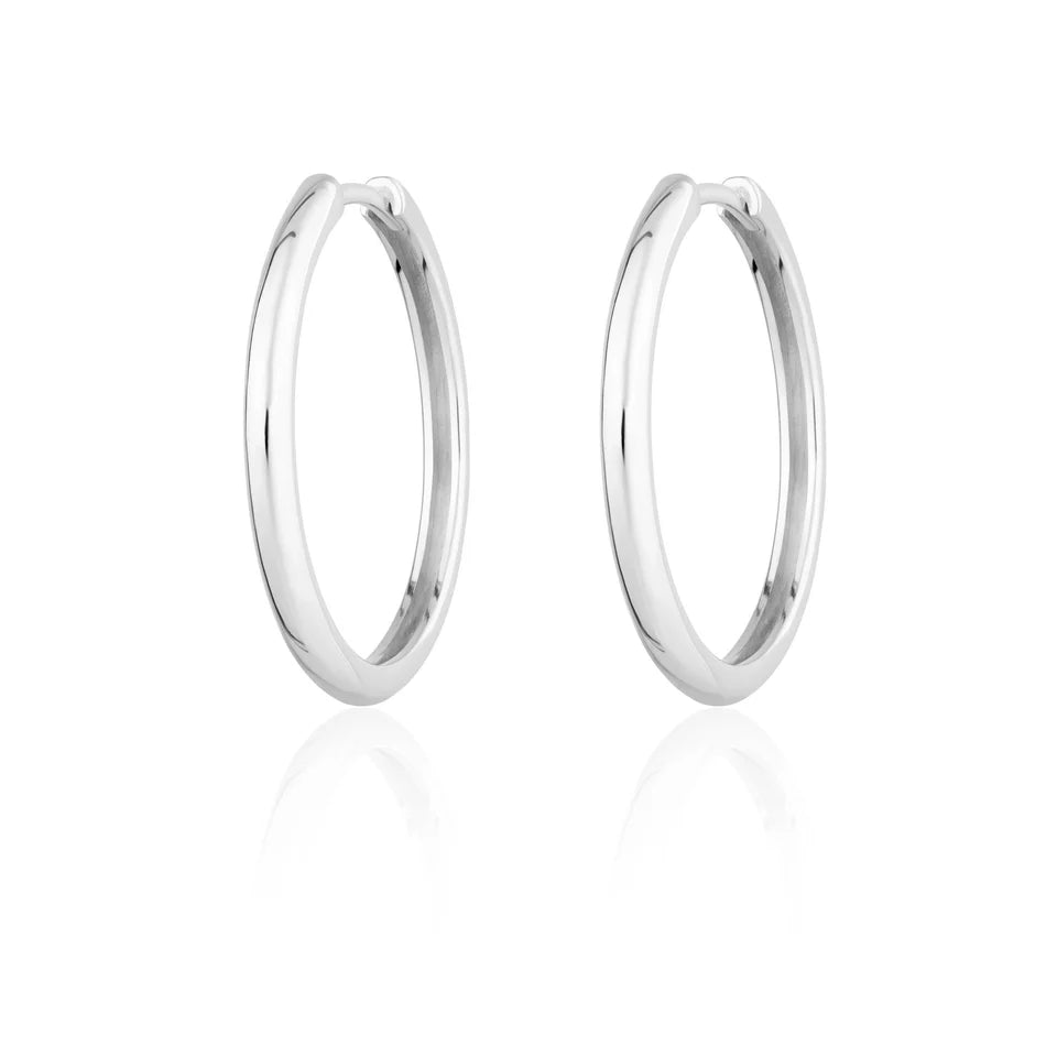 Perfect Silver Hoops