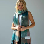 Load image into Gallery viewer, The Reykjavik Scarf - Purple Check
