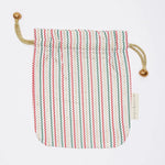 Load image into Gallery viewer, Stripe Reusable Drawstring Fabric Gift Bag - small / medium / large
