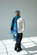 Load image into Gallery viewer, The Reykjavik Scarf - Blue Check
